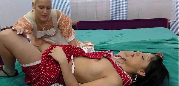 teens first lederhosen ganbang orgy
